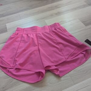 lululemon athletica Pink Athletic Shorts Lightweight Elastic Waist